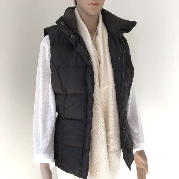 Brown Goose Down Puffer Vest Eddie Bauer - Picture 5 of 7